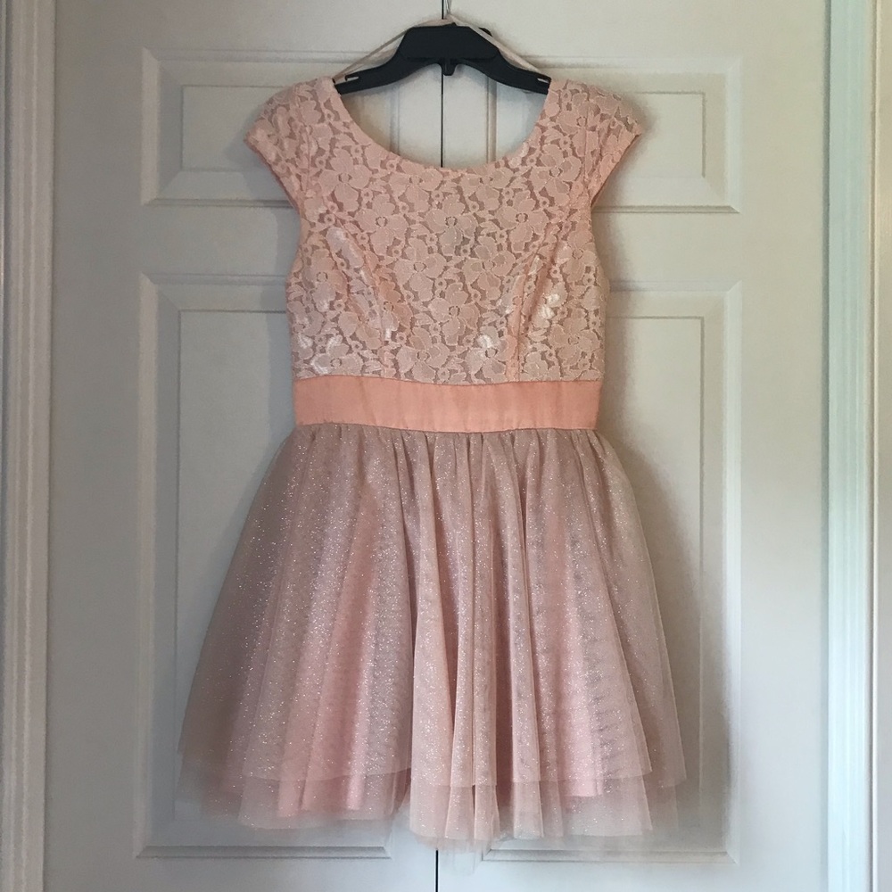 Blush Pink Prom Dress - Picture 2 of 5